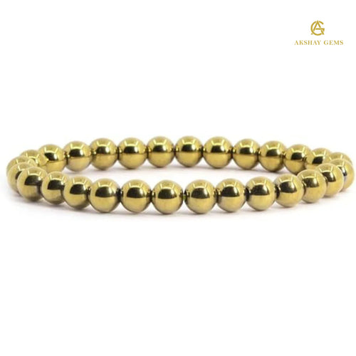 Natural Golden Hematite Bracelet