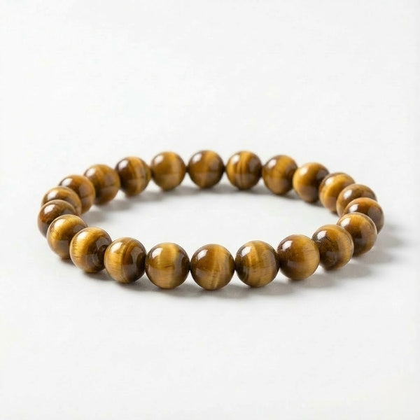 The Crystalite  Natural Yellow Tiger Eye Bracelet